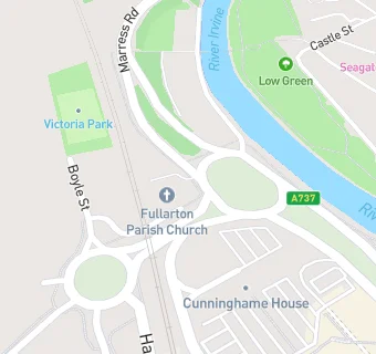 map for Fullarton Parish Church Hall (ConneXions Cafe)