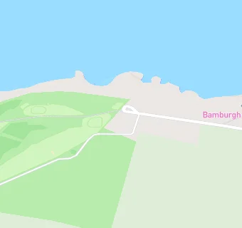 map for Bamburgh Castle Golf Club