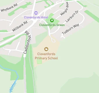 map for Clovenfords Primary School