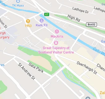 map for Crolla's Takeaway