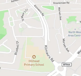 map for Hillhead Primary School