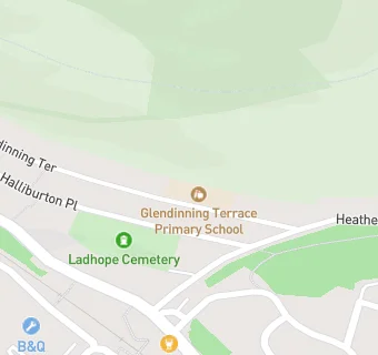 map for Glendinning Terrace Primary School