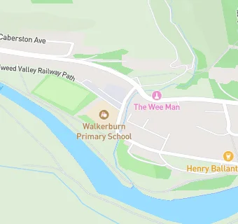 map for Walkerburn Primary School