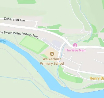 map for Walkerburn Primary School