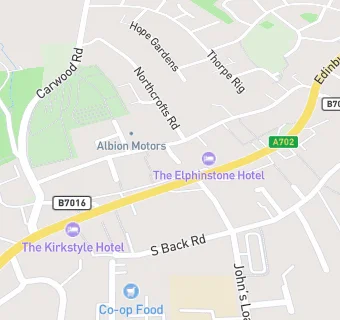 map for Elphinstone Hotel