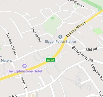 map for Biggar Dental Practice