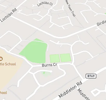 map for Girdle Toll Bowling Club