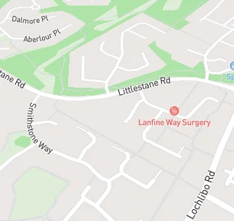 map for Lanfine Community Centre