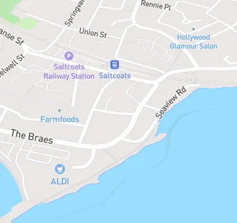 map for Saltcoats Dental Practice