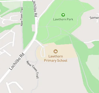 map for Lawthorn Primary School