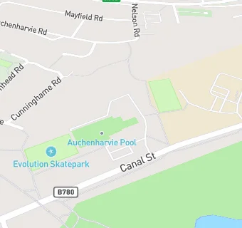 map for Auchenharvie Academy