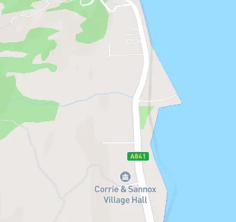 map for Corrie & Sannox Village Hall