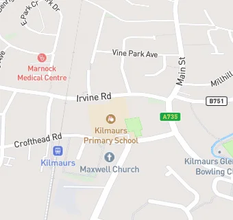 map for Kilmaurs Primary School