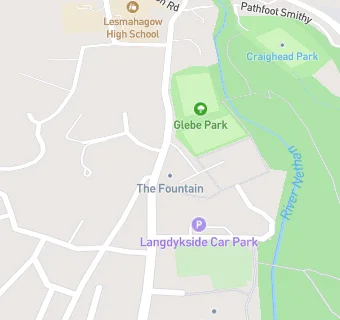 map for Lesmahagow Development Trust