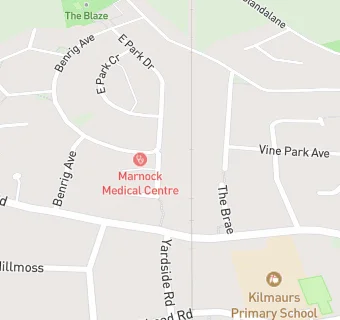 map for Kilmaurs Community Centre