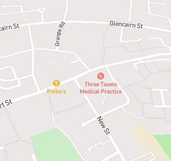 map for Three Towns Stevenston Dental Care