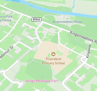 map for Priorsford Primary School