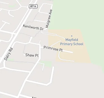 map for Mayfield Primary School