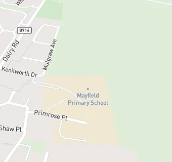 map for Mayfield Primary School