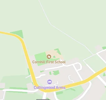 map for Cornhill First School