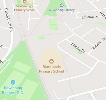 map for Blacklands Primary School