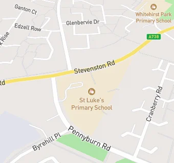 map for St Luke's Primary School