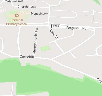 map for Corsehill Bowling Club