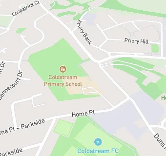 map for Coldstream Primary School