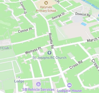 map for St Joseph's Parish Lunch Club