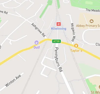 map for Tempura Kilwinning