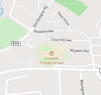 map for Corsehill Primary School