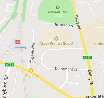 map for Abbey Primary School