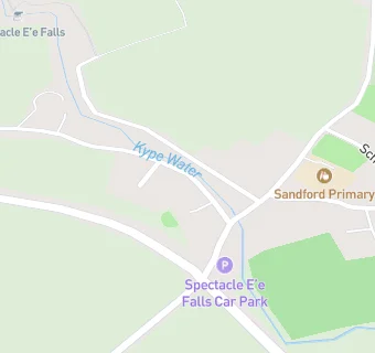 map for Sandford Village Hall