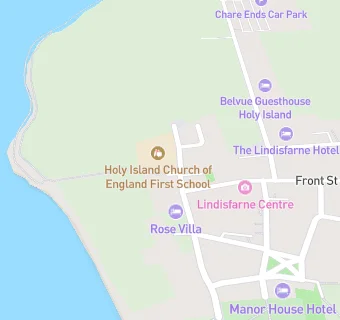 map for Holy Island Church of England First School