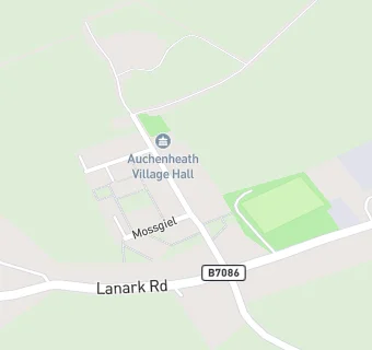 map for Auchenheath Village Hall