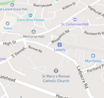 map for St Mary's Clubrooms