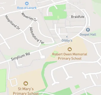 map for Robert Owen Memorial Primary S