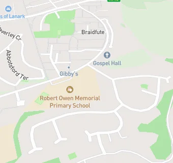 map for Robert Owen Memorial Primary School