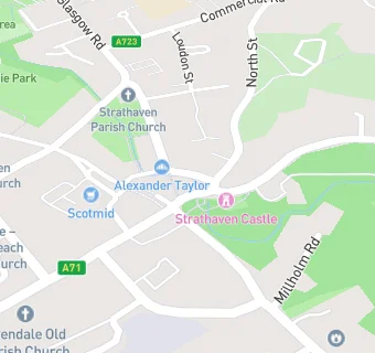 map for Strathaven Dental