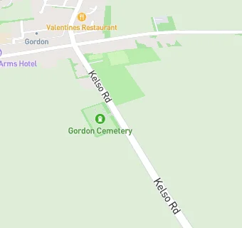 map for Gordon Bowling Club