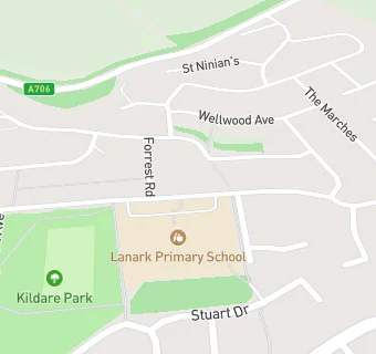 map for Lanark Primary School