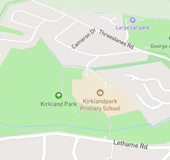 map for Kirklandpark Primary School