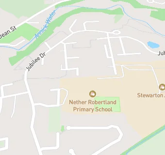 map for Nether Robertland Primary School