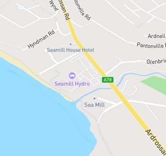 map for Seamill Hydro Hotel