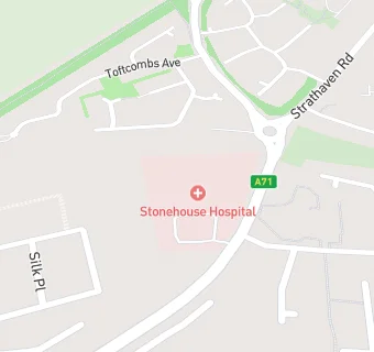 map for Stonehouse Hospital