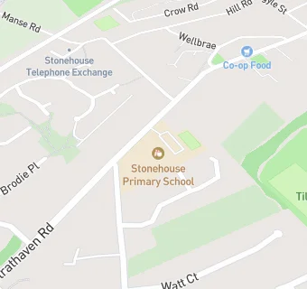 map for Stonehouse Primary School