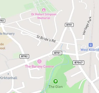 map for West Kilbride Parish Church