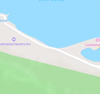 map for Lochranza Youth Hostel