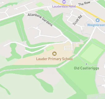 map for Lauder Primary School