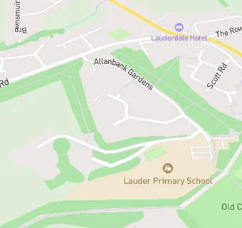 map for Lauder Primary School Nursery